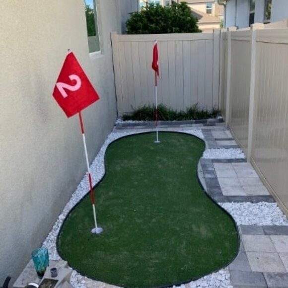 Golf Flagstick 6ft, Portable Five-Section Design for Backyard Practice - Picture 1 of 1